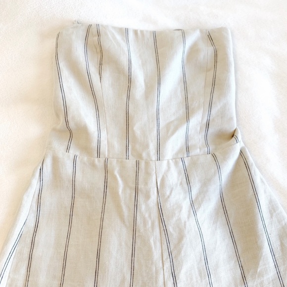 Reformation Jager Linen Striped Jumpsuit - Picture 5 of 11